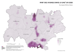 Vignette Image 2 : Carte repr&eacute;sentant la part des vignes dans la surface agricole utilis&eacute;e en Auvergne-Rh&ocirc;ne-Alpes, selon les donn&eacute;es du Recensement Agricole 2020. La carte met en &eacute;vidence les territoires o&ugrave; les vignes repr&eacute;sentent la plus grande part des surfaces agricoles dans la r&eacute;gion.