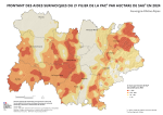 Vignette Image 3 : Carte repr&eacute;sentant la r&eacute;partition des aides du second pilier de la PAC par hectare de Surface Agricole Uilil&eacute;e (SAU) dans la r&eacute;gion Auvergne-Rh&ocirc;ne-Alpes pour la campagne de 2024 selon l'Agence de Services et de Paiement (ASP). La carte illustre la diversit&eacute; des montants aid&eacute;s du second pilier par unit&eacute; de surface, mettant en &eacute;vidence l'impact des soutiens financiers sur le d&eacute;veloppement rural et les exploitations agricoles de la r&eacute;gion.