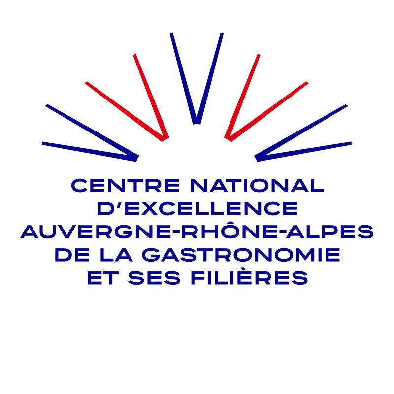 logo du centre national de la gastronomie avec ses filières